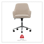 Alera Fixed Arm Fabric Task Chair, Cream (ALEWS4251)