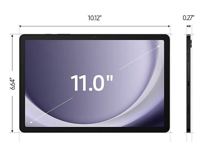 Samsung Tab A9+ Galaxy Tab 11" Tablet, WiFi, 64GB, Android, Black (SM-X210NZAAXAR)