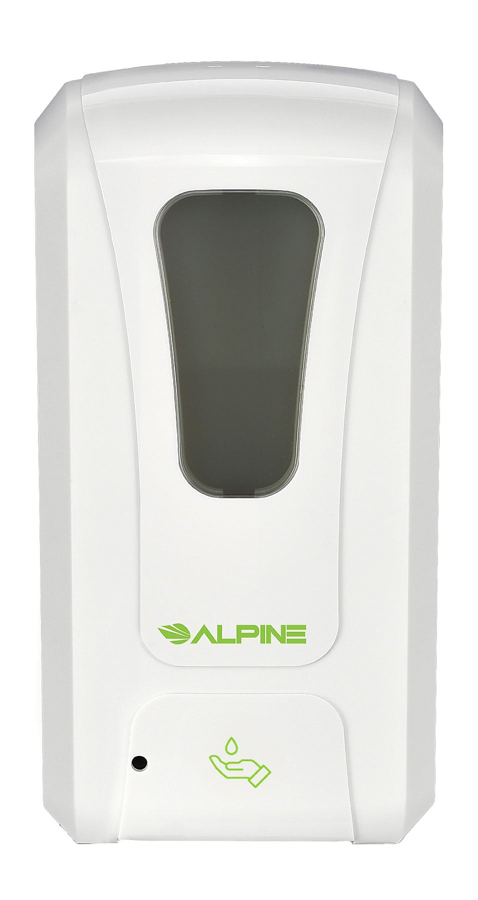 Alpine Industries Universal Wall Mounted Automatic Hand Sanitizer Dispenser, White (430-L)