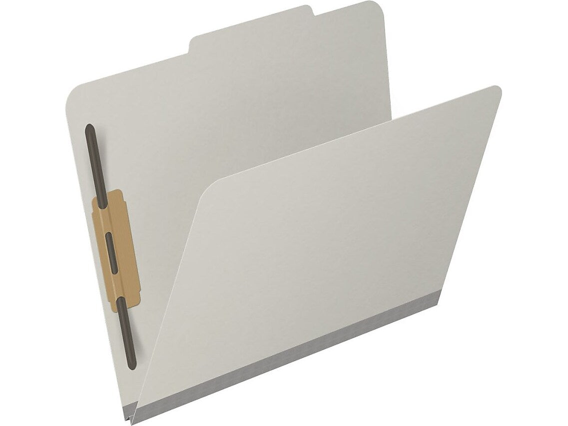 Medical Arts Press Pressboard Classification Folder, 2" Expansion, Letter Size, Gray, 25/Box (DV-T42-02-3GRY)