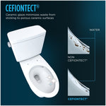 Toto Drake 1.28 gal. Gravity Flush Toilet, Cotton (MW7763084CEG#01)