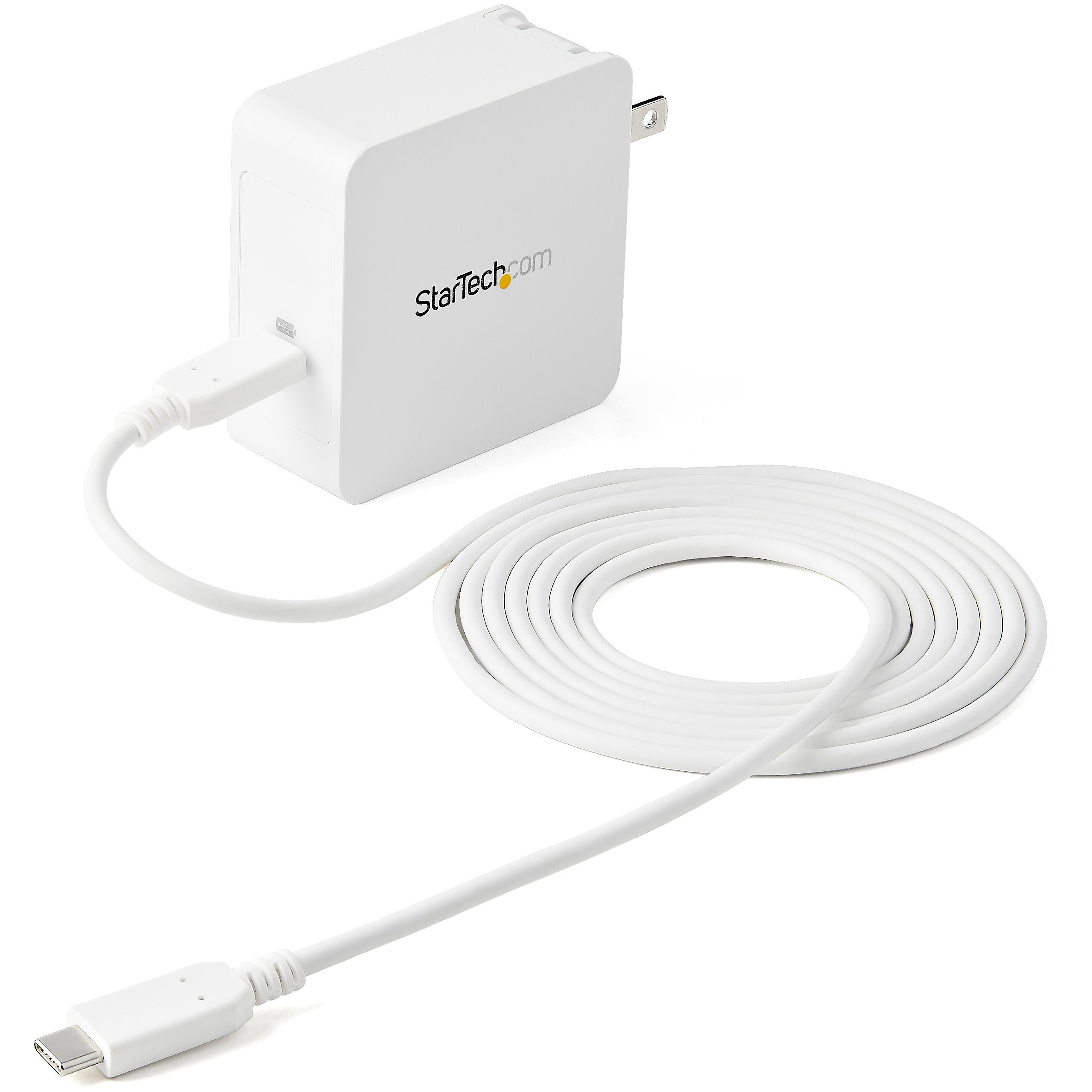 StarTech Universal 6' USB-C 60W Laptop Charger, White (WCH1C)