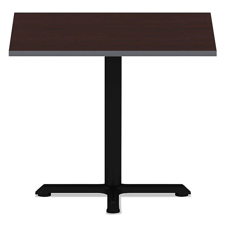Alera Reversible Laminate Table Top, Square, 35 3/8w x 35 3/8d, Medium Cherry/Mahogany
