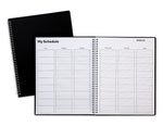 Staples 8.5" x 11" Academic Weekly Teacher Planner, Black (TR59498-21)