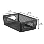 mDesign Steel Organizer, Matte Black (25985)