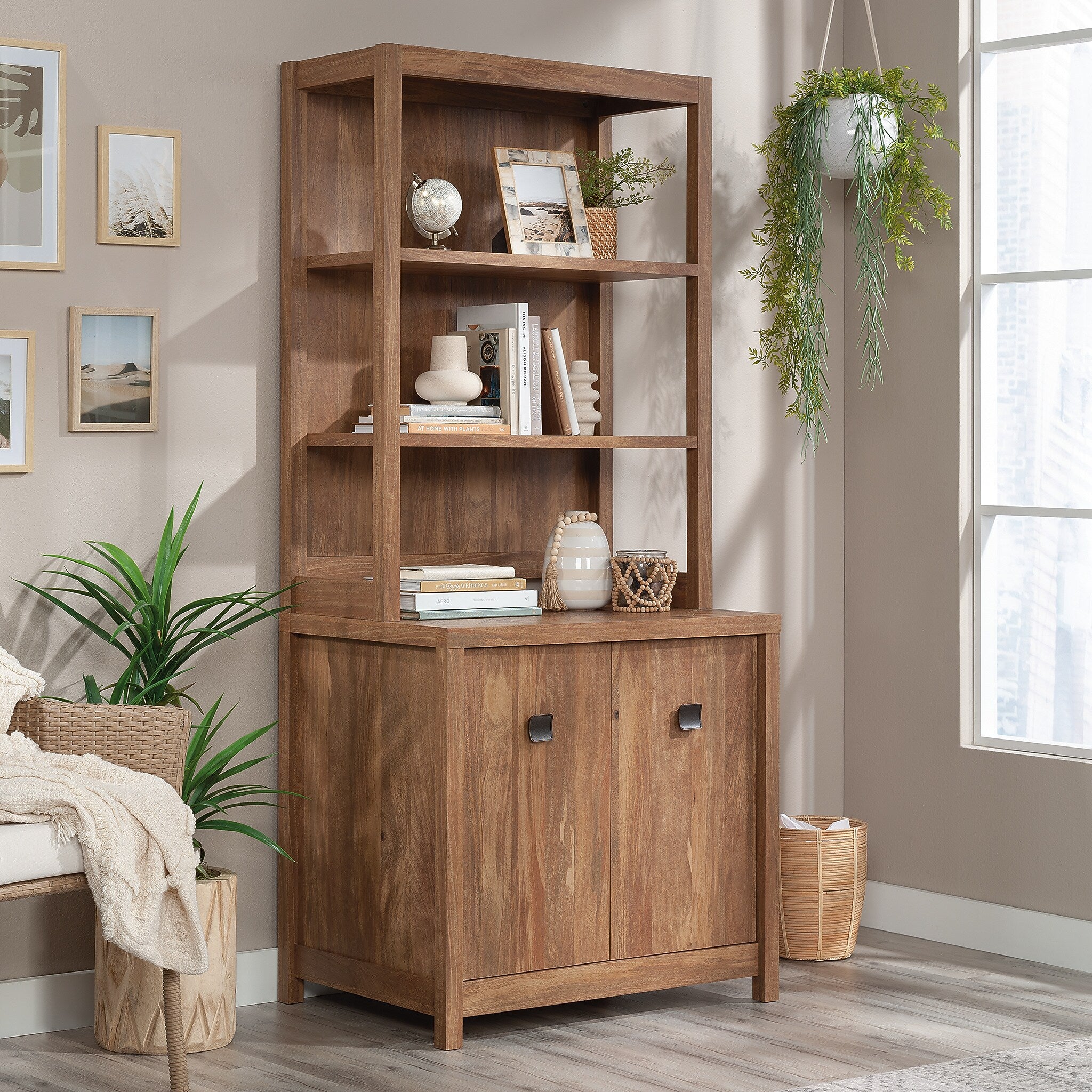 Sauder Cannery Bridge 32"W Desktop Hutch, Sindoori Mango (429554)