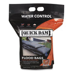 Quick Dam Water Flood Bags, 12" x 24" x 3.5", 10/Pack (QD1224-10)