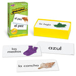 Trend Enterprises Palabras e imágenes (SP) Skill Drill Flash Cards, 96 Cards/Pack, 3 Packs/Bundle (T-53006-3)