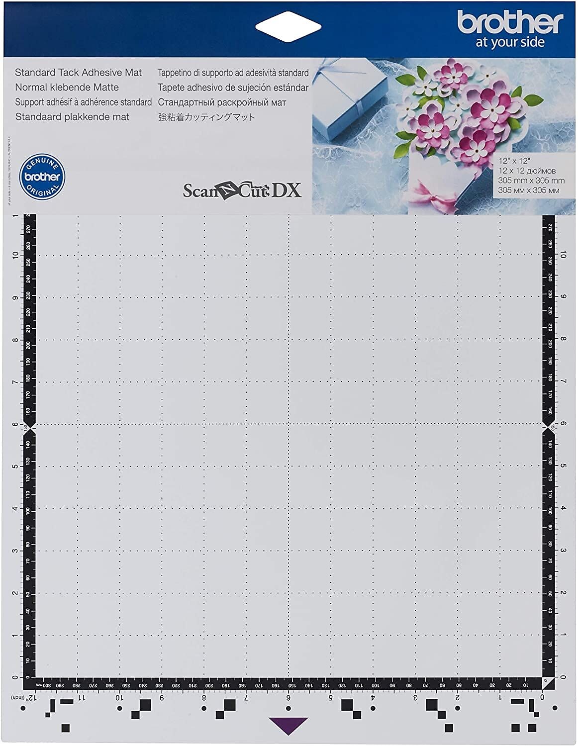 Brother ScanNCut DX Standard Tack Mat, 12" x 12" (CADXMATSTD12)