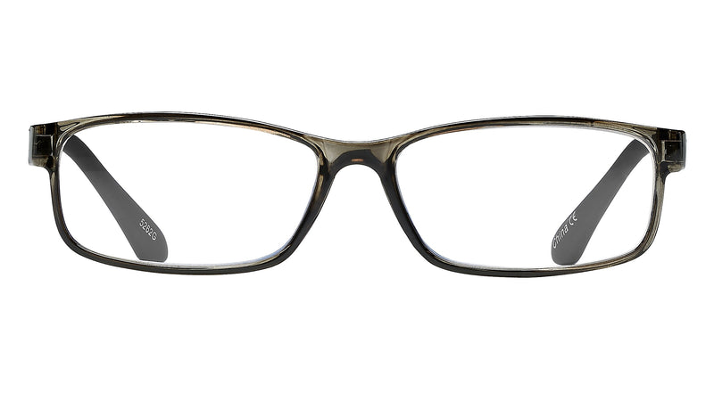 SAV +1.25 Blue Light Reading Glasses, Smoke (E2103)