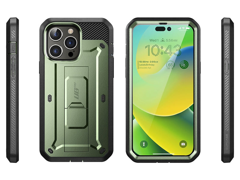 SUPCASE Unicorn Beetle PRO Dark Green Rugged Case for iPhone 14 Pro Max (SUP-iPhone2022Pro-6.7-UBPro-SP-Guldan)