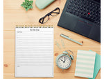 Better Office To-Do List Notepad, 8.5" x 11", Project-Ruled, White/Black, 50 Sheets/Pad (25822)