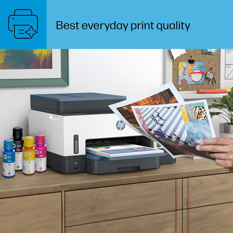HP Smart Tank 7602 Wireless Color All-in-One Ink Tank, Best for Home Office, 2 Years of Ink (28B98A)