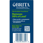 Brita On Tap Water Filtration System Faucets Replacement Filters, White (36309)