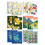 Roaring Spring New Leaf 1-Subject Notebooks, 9" x 11", College Ruled, 70 Sheets, Multicolor, 12/Carton (10843CS)