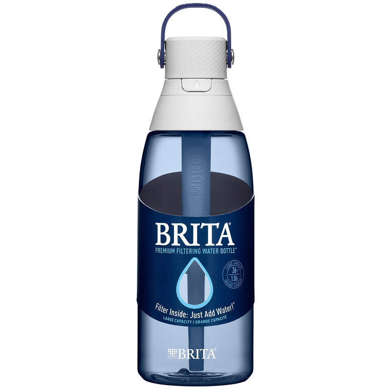 Brita Plastic Filtered Water Bottle, 36 oz., Night Sky (36465)