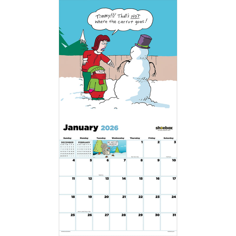 2026 TF Publishing Laugh Out Loud 12" x 12" Monthly Wall Calendar (26-1111)