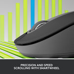 Logitech Signature M650 for Business Wireless Optical USB Mouse, Graphite (910-006272)