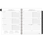 2026 AT-A-GLANCE Executive 8.75" x 6.5" Weekly & Monthly Appointment Book Refill, White/Black (70-908-10-26)