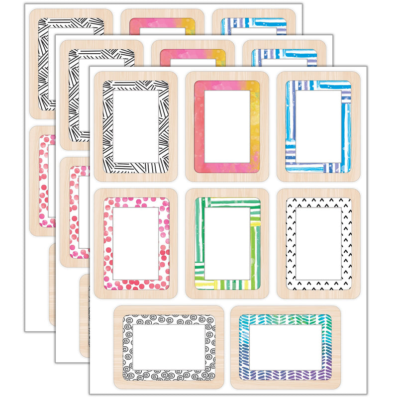 Happily Ever Elementary Creatively Inspired Frame Tags Cut-Outs, 36/Pack, 3 Packs/Bundle (CD-120648-3)
