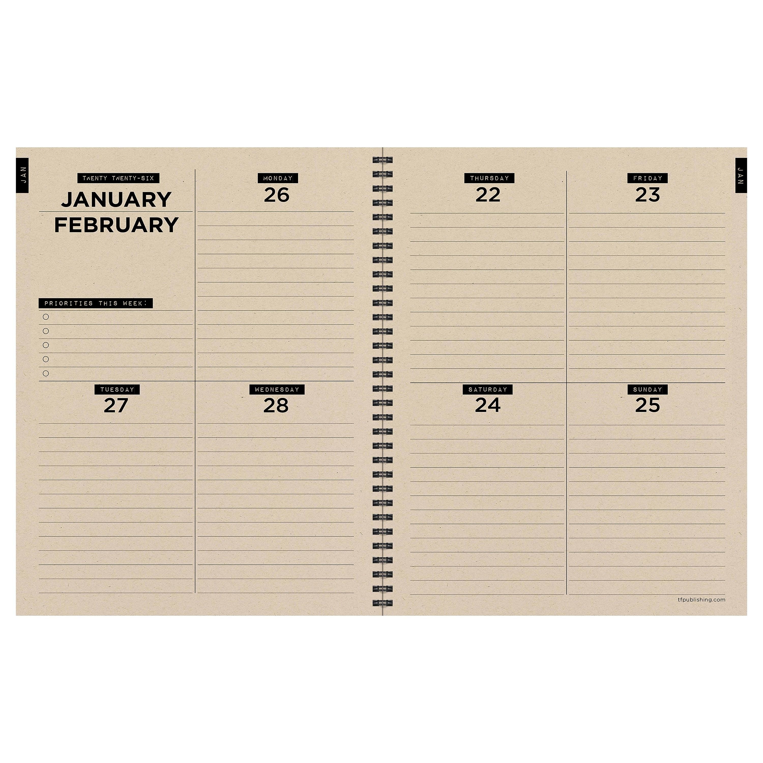 2026 TF Publishing Growing Helios 9" x 11" Weekly & Monthly, Paperboard Cover, Multicolored (26-9702)