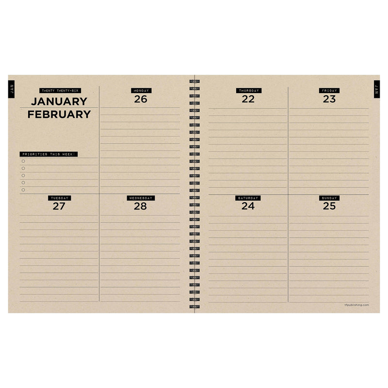 2026 TF Publishing Growing Helios 9" x 11" Weekly & Monthly, Paperboard Cover, Multicolored (26-9702)