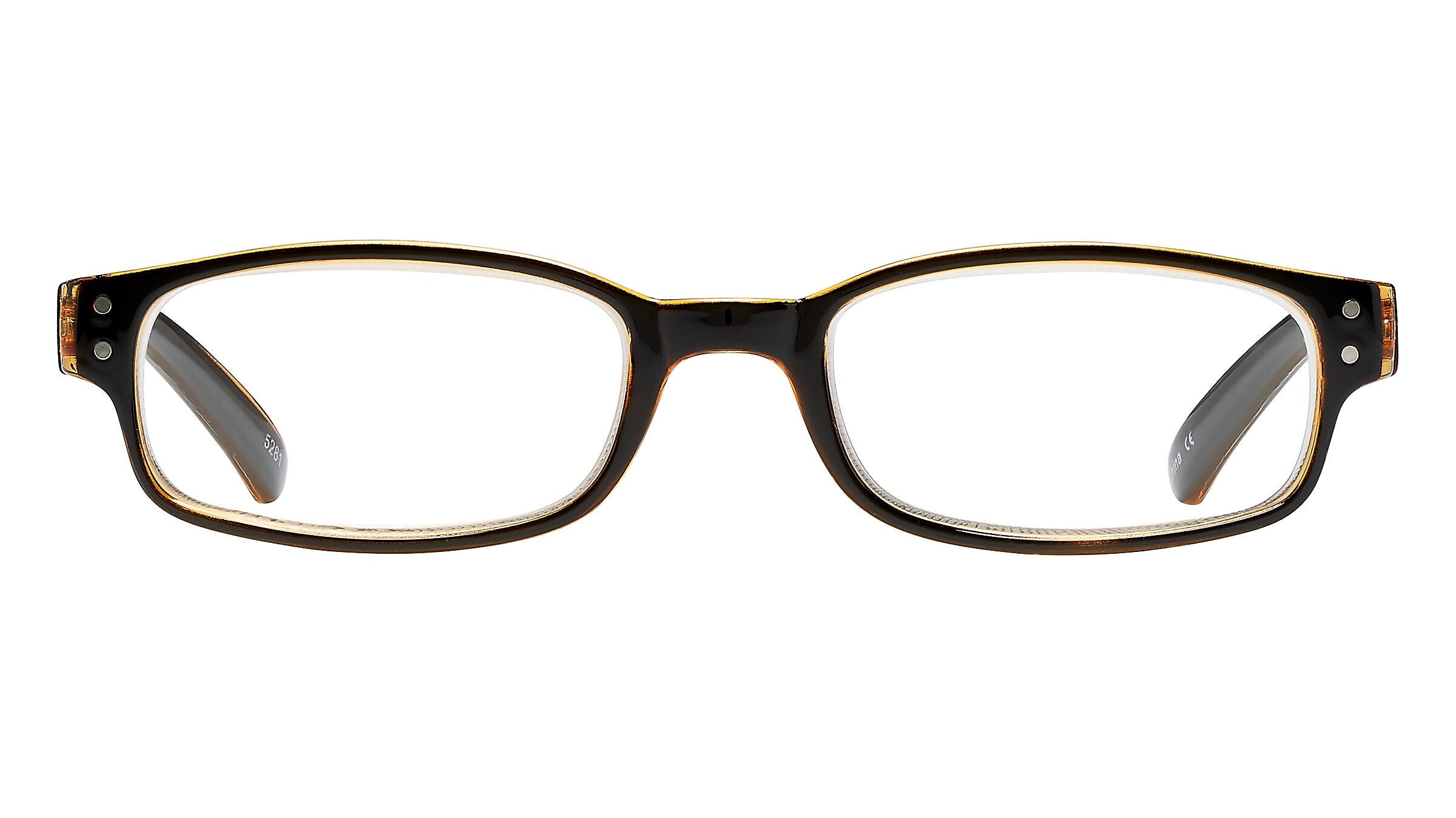 SAV Victoria Klein +2.00 Strength Fashion Reading Glasses, Brown (E9076)