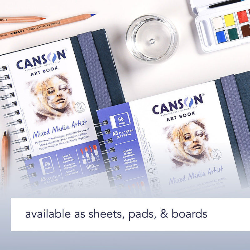 Canson Artist Series Canva Plein Air White Art Boards, 8" x 10", (MCXC400061730)