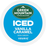 Green Mountain Brew-Over-Ice Vanilla Caramel Iced Coffee Keurig® K-Cup® Pods, 0.4 oz., 96/Box (390283CT)