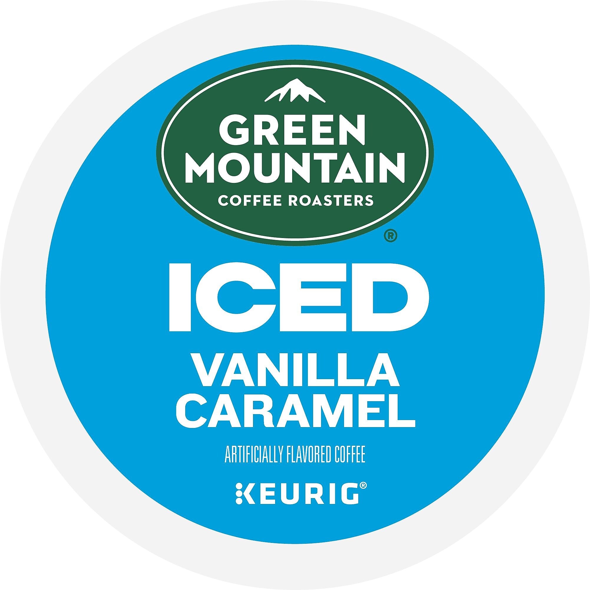Green Mountain Brew-Over-Ice Vanilla Caramel Iced Coffee Keurig® K-Cup® Pods, 0.4 oz., 96/Box (390283CT)
