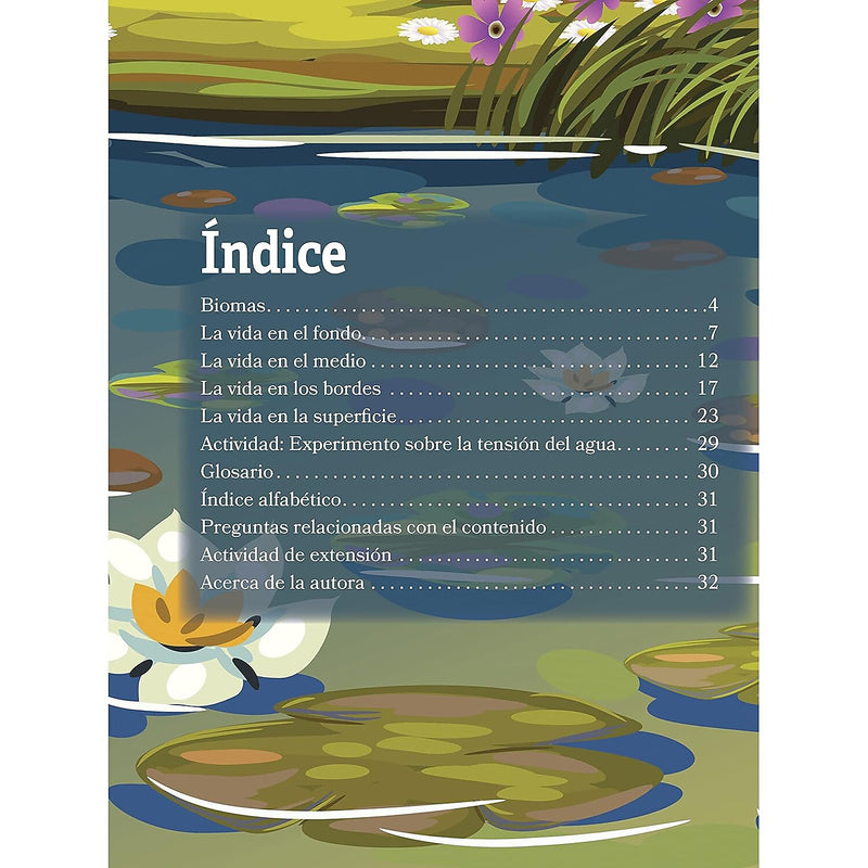 Carson-Dellosa Bridges Animales de estanques de agua dulce, Hardcover (CD-9781731654649)