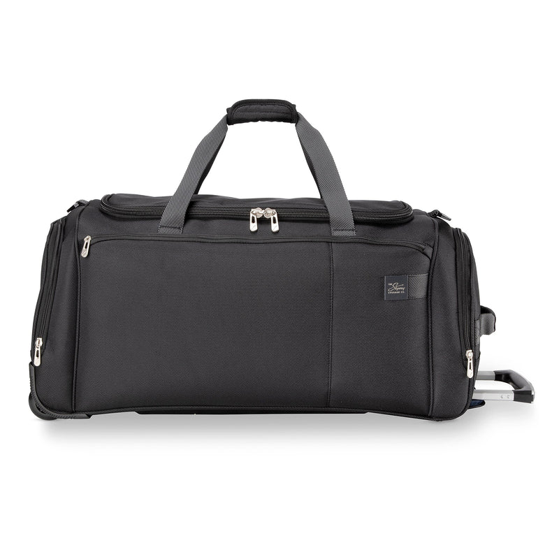 Skyway Luggage Sigma 7.0 28" Polyester Telescoping Travel Duffel with Wheels, Black (177-28-001-RDF)