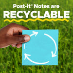 Post-it Pop-up Notes, 3" x 3", Canary Collection, Lined, 100 Sheet/Pad, 6 Pads/Pack (R335)