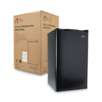 Alera 3.3 Cu. Ft. Refrigerator With Chiller Compartment, Black (ALERF333B)