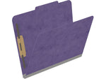 Medical Arts Press Pressboard Classification Folder, 2" Expansion, Letter Size, Purple, 25/Box (DV-T42-02-3PRP)