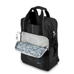 Skyway Luggage Rainier Deluxe Laptop Backpack, Crater Black (505-17-001-BKP)