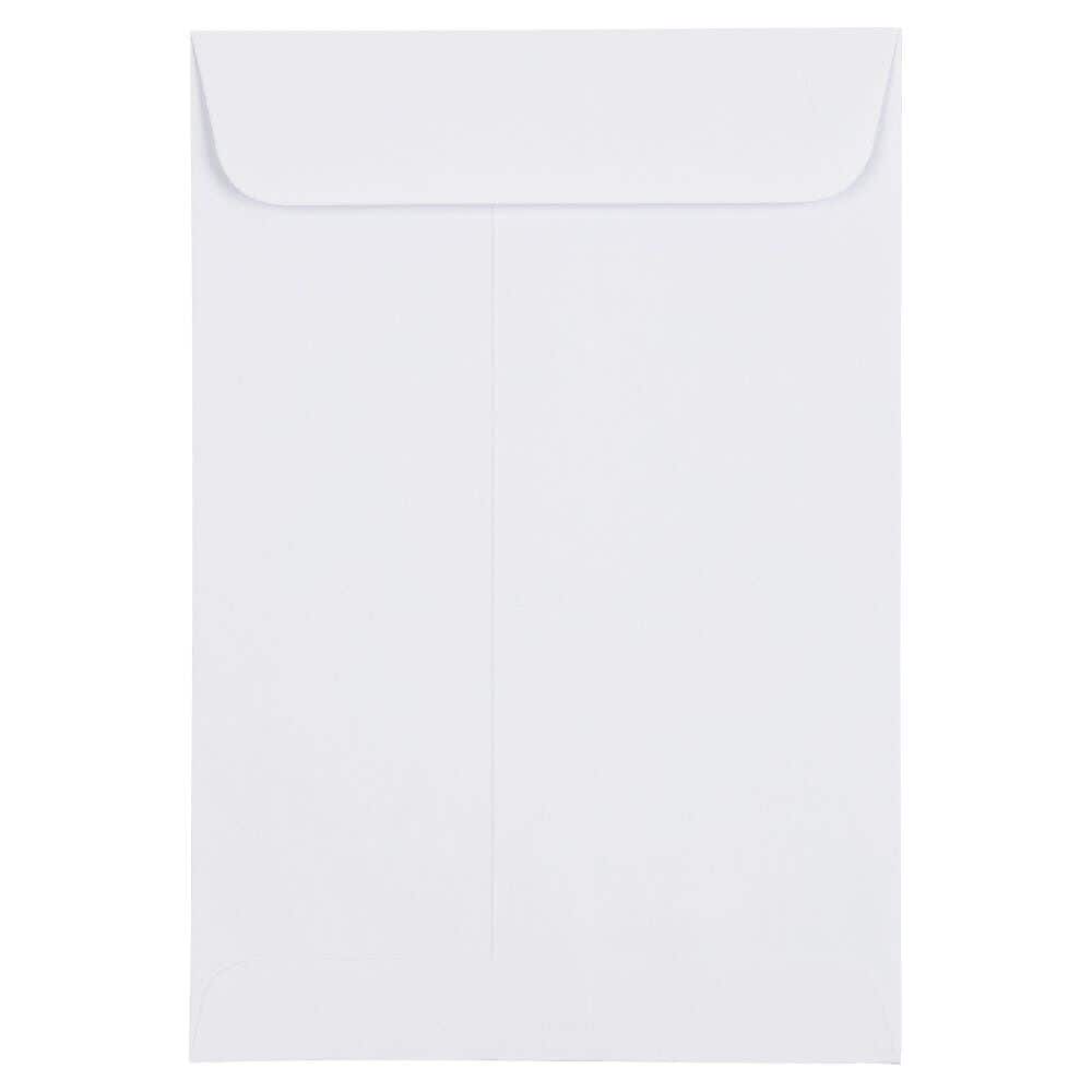 JAM Paper Catalog Envelope, 4.625" x 6.75", White, 25/Pack (1623988)