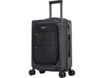 DUKAP Tour 20" Hardside Carry-On Suitcase, 4-Wheeled Spinner, TSA Checkpoint Friendly, Black (DKTOU00S-BLK)