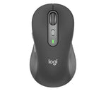 Logitech Signature Plus M750 Wireless Ergonomic Curved Ambidextrous Optical Mouse, Graphite (910-007510)
