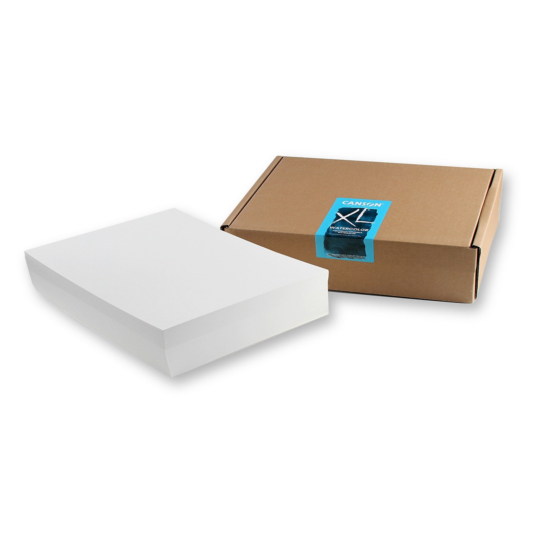 Canson XL Series Watercolor Paper, 18.25" x 24.25", White, 100 Sheets/Box (MCXC100511153)