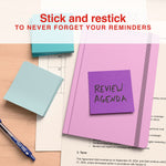 Staples Sticky Notes, 3" x 3", Marina Collection, 100 Sheets/Pad, 12 Pads/Pack (19758-US)