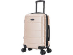 DUKAP Sense 20" Hardside Suitcase, 4-Wheeled Spinner, TSA Checkpoint Friendly, Champagne (DKSEN00S-CHA)