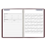 2026 AT-A-GLANCE DayMinder 8" x 11" Weekly Appointment Book, Faux Leather Cover, Burgundy (G520-14-26)