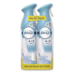 Febreze AIR Air Freshener & Deodorizer Aerosol, Linen & Sky Scent, 8.8 oz., 2/Pack (80816816PK)
