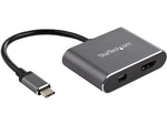 StarTech USB-C to HDMI/Mini DisplayPort Video Adapter, Space Gray (CDP2HDMDP)
