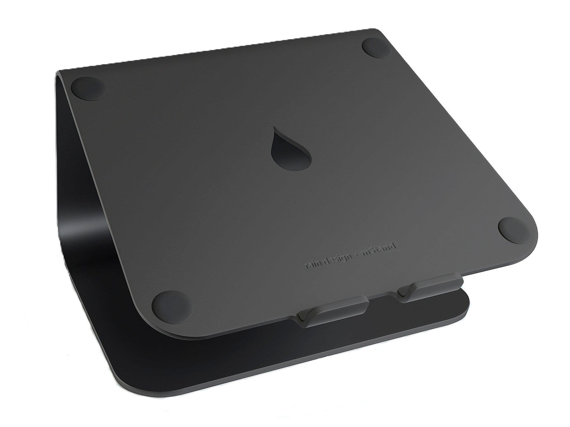 Rain Design mStand360 10.3"  Aluminum Laptop Stand with Swivel Base, Black (10076)