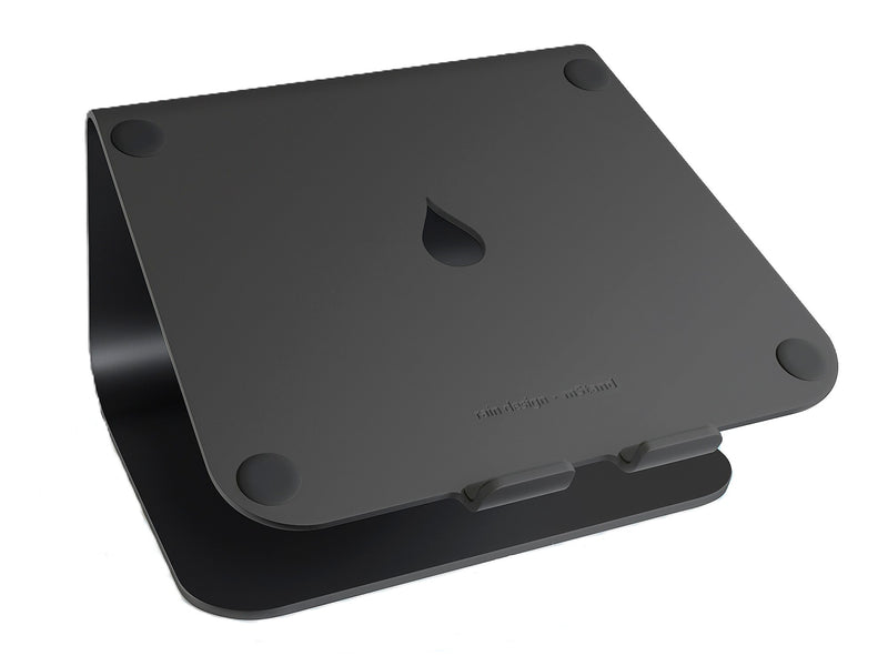 Rain Design mStand360 10.3"  Aluminum Laptop Stand with Swivel Base, Black (10076)