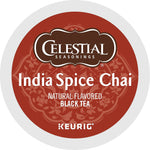 Celestial Seasonings India Spice Chai Tea, 0.13 oz. Keurig® K-Cup®p Pods, 24/Box (14738)