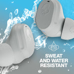 Skullcandy Mod True Wireless Earbuds with Microphone & Charging Case, Bluetooth, Light Gray (S2FYW-P751)
