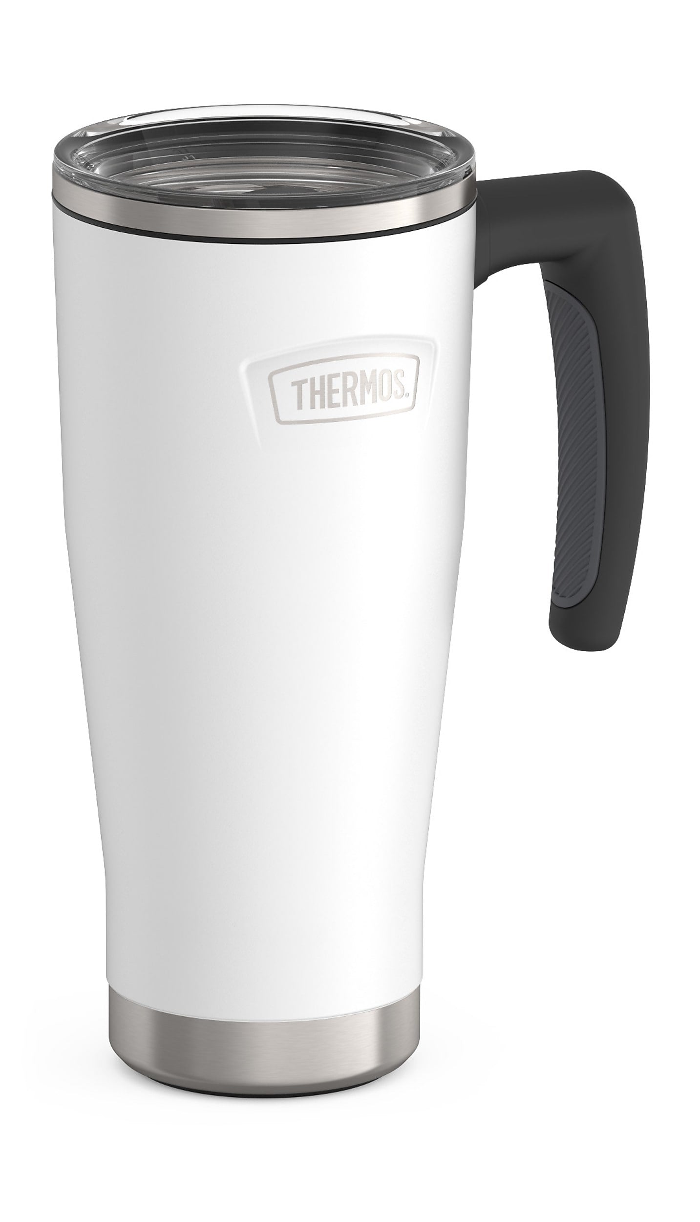 Thermos Icon Stainless Steel Vacuum Insulated Travel Mug, 18 oz., White (EAIS1162WH4)